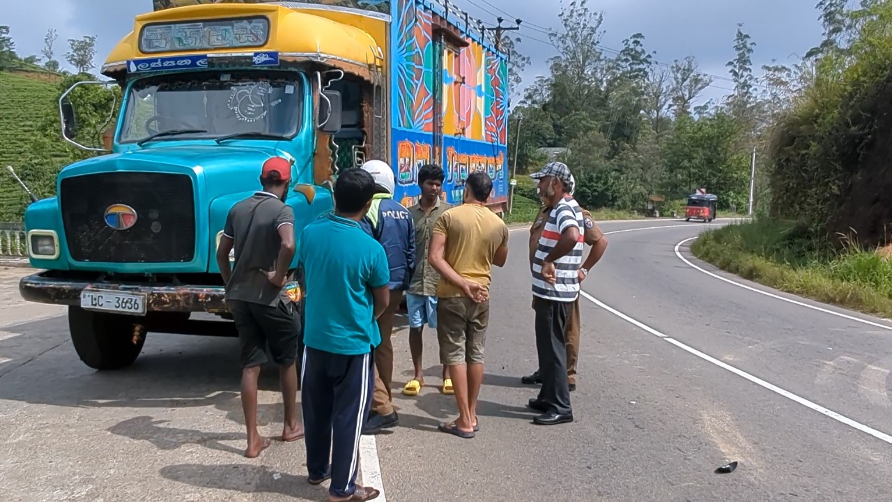 லொறி – மோட்டார் சைக்கிள் விபத்து – ஒருவர் படுங்காயம்