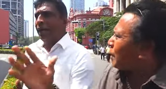 நாமல் ராஜபக்சவின் ஆதரவாளர்களுக்கும் யூடியூபருக்கும் இடையே வாக்குவாதம்