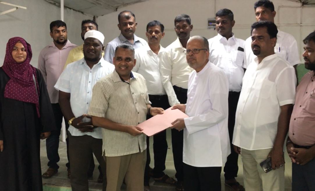 தமிழரசு கட்சிக்கும், ஶ்ரீலங்கா முஸ்லிம் காங்ரஸிற்கும் இடையில் ஒப்பந்தம் கைச்சாத்து தமிழரசு கட்சிக்கும், ஶ்ரீலங்கா முஸ்லிம் காங்ரஸிற்கும் இடையில் ஒப்பந்தம் கைச்சாத்து