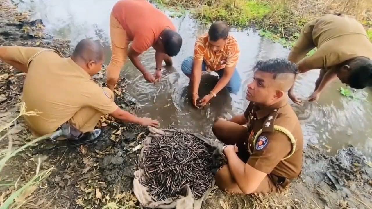 கெடலாவ வாவியில் 7ஆயிரத்துக்கும் மேற்பட்ட தோட்டாக்கள் மீட்பு