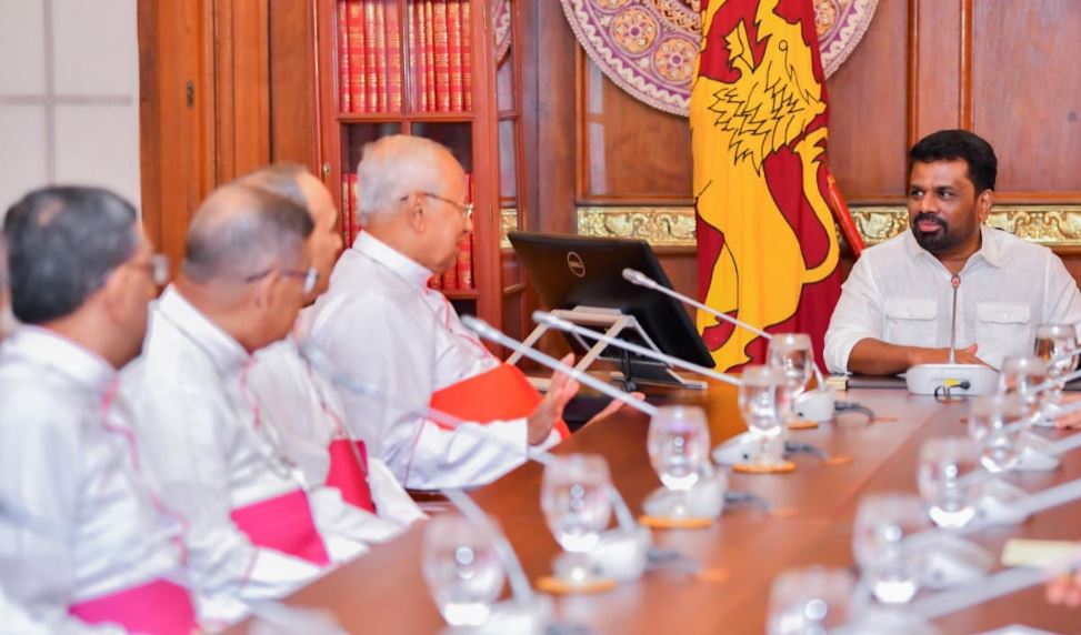 கத்தோலிக்க ஆயர்கள் பேரவை ஜனாதிபதியை சந்தித்தது பேச்சுவார்த்தை