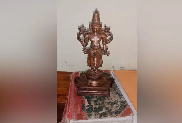 இலங்கைக்கு கடத்தப்படவிருந்த பெறுமதிவாய்ந்த சிலை பறிமுதல்