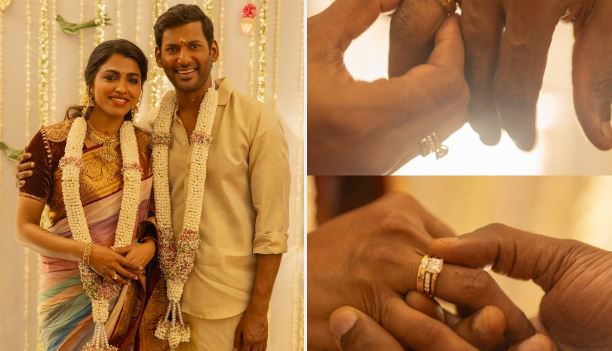 எளிமையாக நடந்த விஷால் – சாய் தன்ஷிகாவின் நிச்சயதார்த்தம் எளிமையாக நடந்த விஷால் – சாய் தன்ஷிகாவின் நிச்சயதார்த்தம்