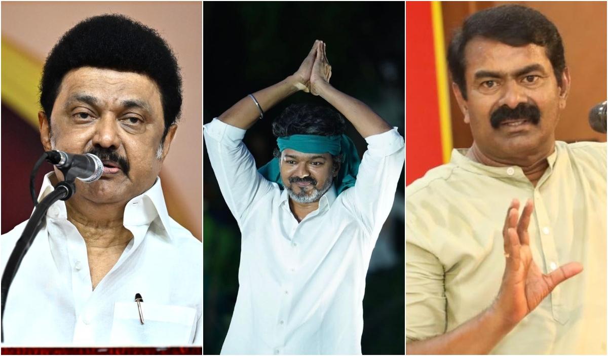 ‘திமுகவும், நடிகர் விஜய்யும், சீமானும் இனி தமிழக மக்களை ஏமாற்ற முடியாது’ – பாஜக