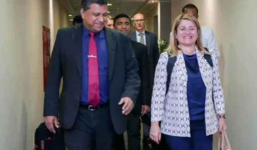 இலங்கை வந்தார் இத்தாலி அமைச்சர் Maria Tripodi இலங்கை வந்தார் இத்தாலி அமைச்சர் Maria Tripodi