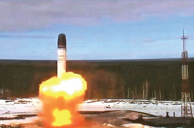 ரஷ்யாவின் அணுசக்தி ஏவுகணை சோதனை வெற்றி – ரஷ்யா ரஷ்யாவின் அணுசக்தி ஏவுகணை சோதனை வெற்றி – ரஷ்யா