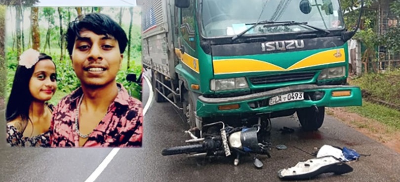 ஹொரணையில் இடம்பெற்ற வாகன விபத்தில் கணவன் மற்றும் மனைவி உயிரிழப்பு