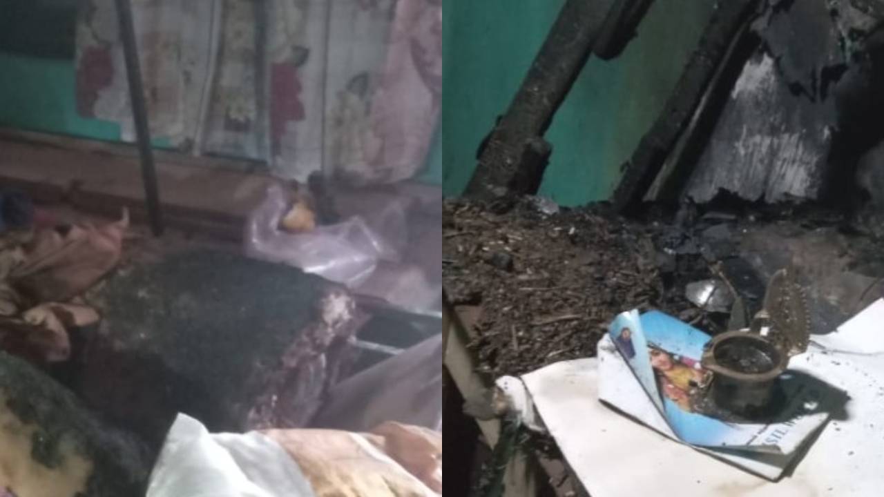 தலவாக்கலையில் குடியிருப்பு பகுதியில் தீ பரவல் தலவாக்கலையில் குடியிருப்பு பகுதியில் தீ பரவல்