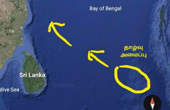 வங்காள விரிகுடா கடல் உருவாகும் மொன்தா சூறாவளி வங்காள விரிகுடா கடல் உருவாகும் மொன்தா சூறாவளி