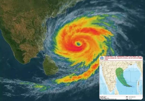 “மோந்தா” சூறாவளி – இலங்கையர்களுக்கு விடுக்கப்பட்டுள்ள அவசர எச்சரிக்கை