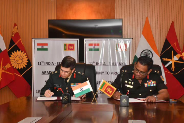 இந்தியாவுக்கும் இலங்கைக்கும் இடையிலான இராணுவ கலந்துரையாடல்