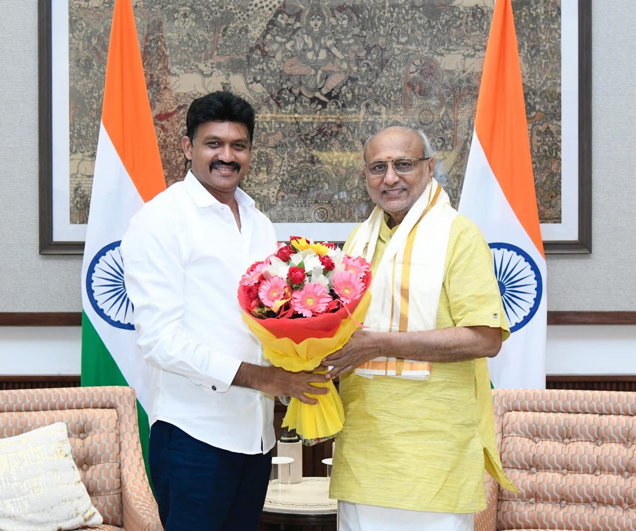 இந்திய துணை ஜனாதிபதிக்கும் செந்தில் தொண்டமானுக்கும் இடையில் சந்திப்பு