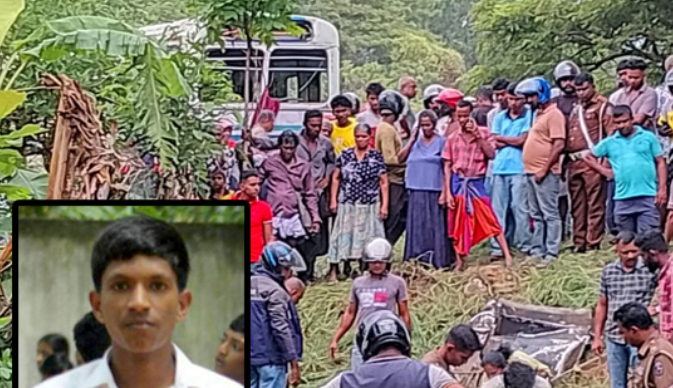 தலாவ பஸ் விபத்து: உயர்தர மாணவன் பலி: மேலும் நால்வர் கவலைக்கிடம்