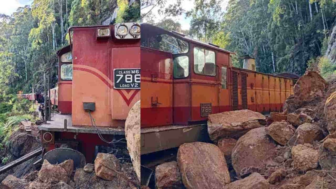 நிலச்சரிவு காரணமாக மலையக ரயில் சேவைகள் பாதிப்பு