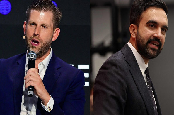 இந்தியர்களை வெறுக்கும் நியூயார்க் மேயர்; ட்ரம்பின் மகன் குற்றச்சாட்டு