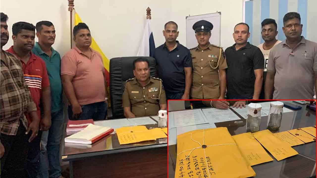 யாழில் ஐஸ் போதைப்பொருளுடன் 6 பேர் கைது