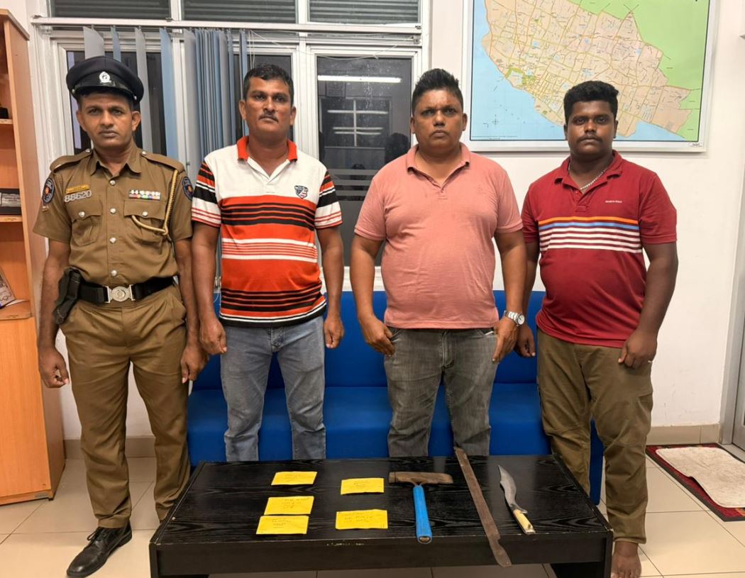 யாழில் ஒன்பது பேர் கைது யாழில் ஒன்பது பேர் கைது