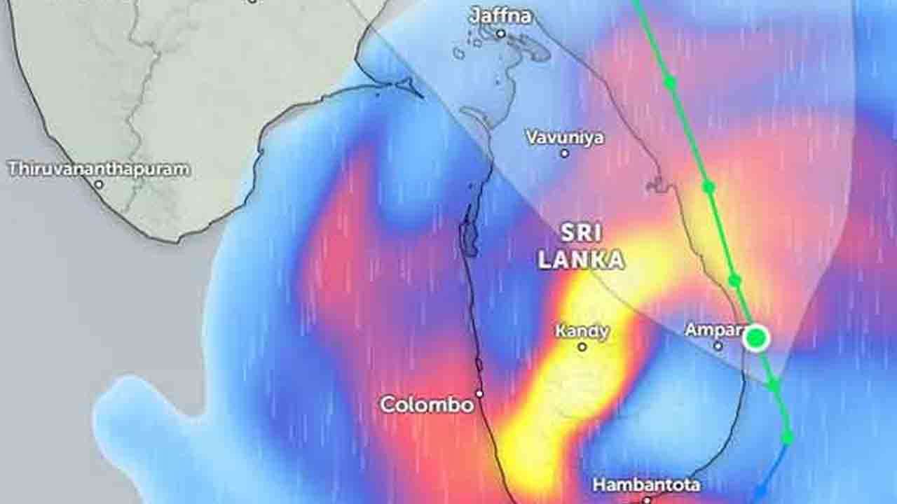 இலங்கைக்கு அருகில் உருவானது புயல்