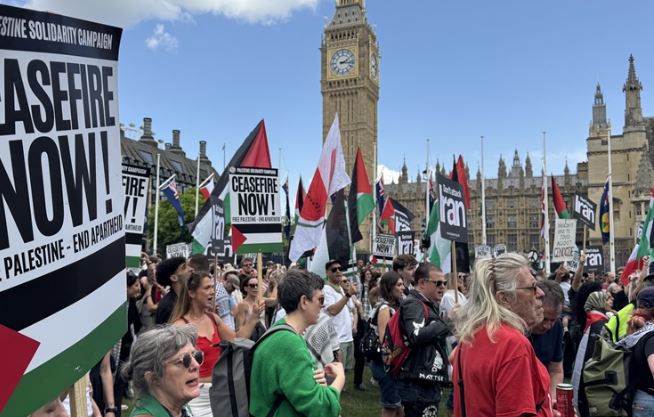 பிரித்தானியாவில் பாலஸ்தீன ஆதரவு குழு மீது தடை!