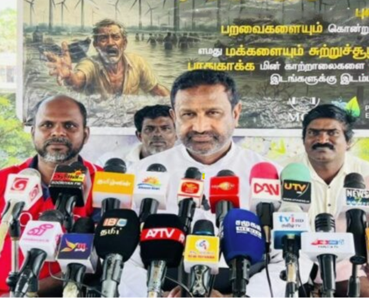 காற்றாலை தொடர்பாக முன்வைத்த கோரிக்கைகளை ஜனாதிபதி ஏற்றுக் கொள்வார் என நம்புகின்றோம் காற்றாலை தொடர்பாக முன்வைத்த கோரிக்கைகளை ஜனாதிபதி ஏற்றுக் கொள்வார் என நம்புகின்றோம்