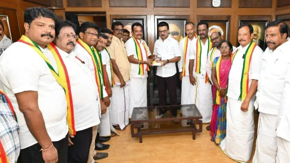 வலிமையாகும் திமுக கூட்டணி – அறிவாலயத்துக்கு வந்த புது கட்சி