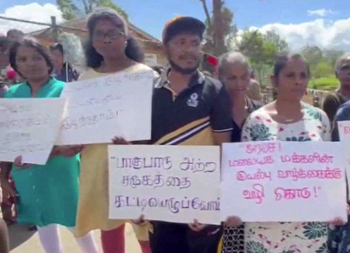 அதிகாரிகள் நடவடிக்கை எடுக்கவில்லை – தலவாக்கலையில் போராட்டம்