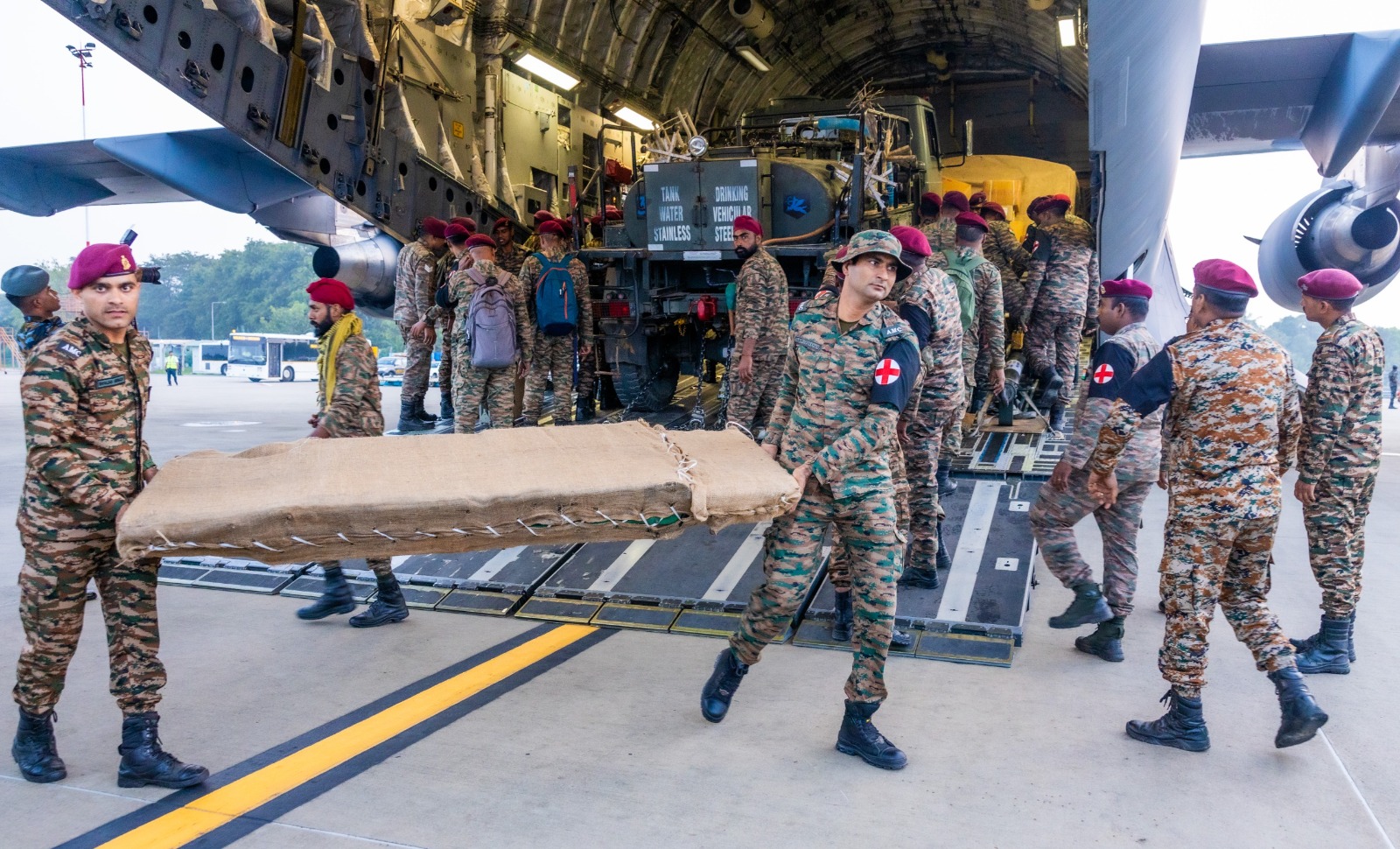 நாட்டை வந்தடடைந்த இந்திய அவசர மருத்துவ உதவி