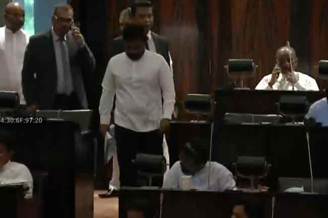 ஜனாதிபதி நாடாளுமன்றத்தில் விசேட உரை