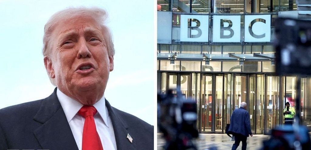 பிபிசிக்கு எதிராகஇழப்பீடு கோரி ட்ரம்ப் வழக்குத் தாக்கல் பிபிசிக்கு எதிராகஇழப்பீடு கோரி ட்ரம்ப் வழக்குத் தாக்கல்