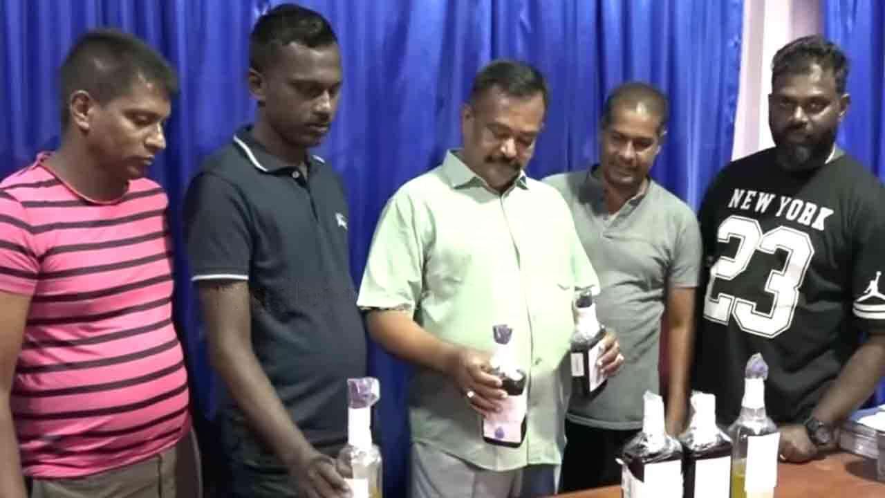 பெட்ரோல் குண்டுத் தாக்குதல் நடத்தத் திட்டமிட்ட அறுவர் கைது