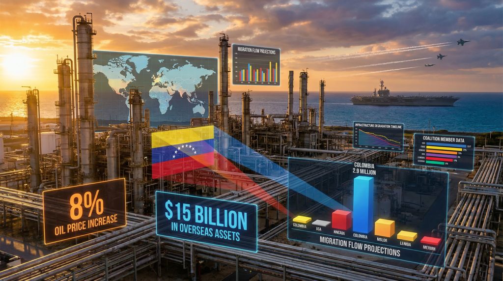 வெனிசுலா நெருக்கடி: உலக சந்தையில் முன்னெப்போதும் இல்லாத அளவில் எண்ணெய் விலையேற்றம்