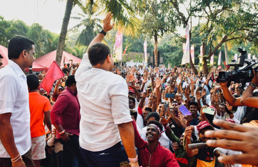 யாழில் அநுர சுதந்திரமாக நடப்பது மகிழ்ச்சி: நாமல் கருத்து