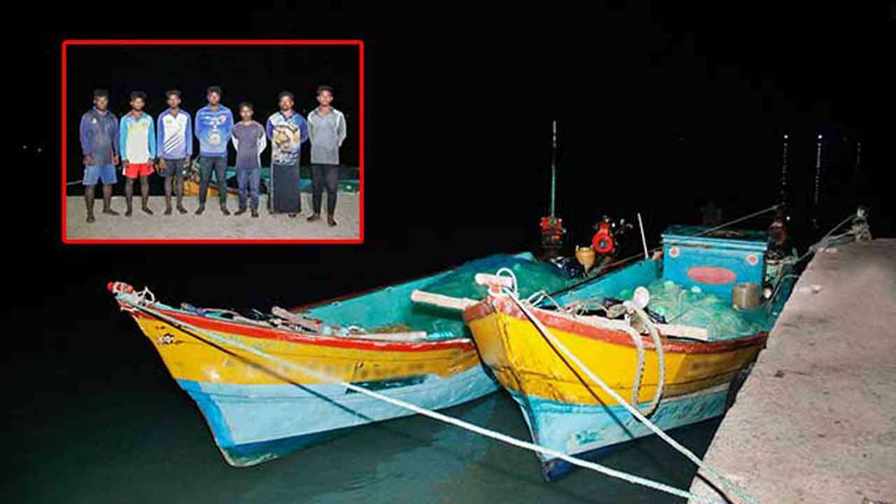 சட்டவிரோத மீன்பிடியில் ஈடுபட்ட 07 இந்திய மீனவர்கள் கைது