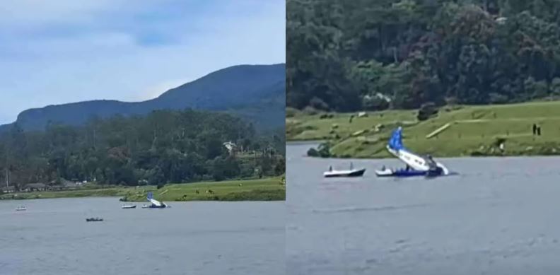 நுவரெலியாவில் விமானம் ஒன்று விபத்துக்குள்ளானது! நுவரெலியாவில் விமானம் ஒன்று விபத்துக்குள்ளானது!