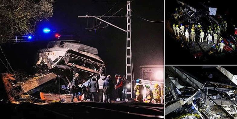 ஸ்பெயினில் மீண்டும் ஒரு பயங்கர ரயில் விபத்து – 37 பேர் காயம்