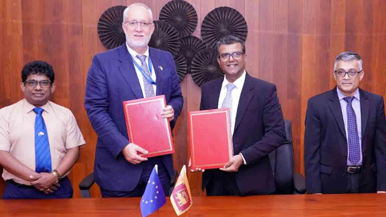 இலங்கை – ஐரோப்பிய ஒன்றியம் இடையே பசுமை பொருளாதார வளர்ச்சி ஒப்பந்தம் கைச்சாத்து