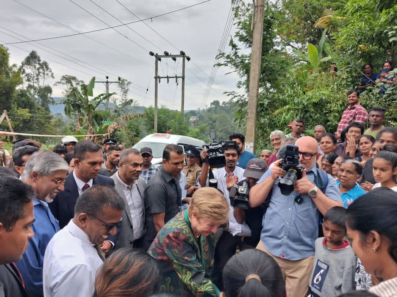 டிட்வா பாதிப்பு –  கம்பளையில் நிலைமையை ஆய்வு செய்த ஜோர்ஜீவா