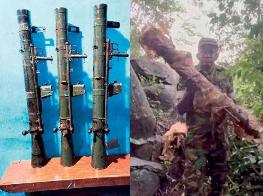 தொப்பிகல காட்டில் இருந்து மீட்கப்பட்ட ராக்கெட் லாஞ்சர்!! தாக்குதலுக்காக மறைத்து வைக்கப்பட்டதா?