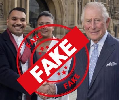 போலிச் செய்தி!! நாமல் எம்.பி மன்னர் சார்லஸை சந்திக்கவில்லை