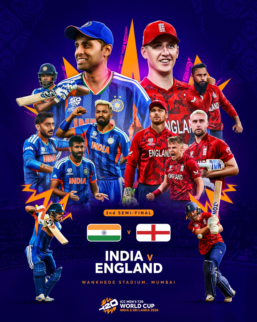 இறுதிப் போட்டிக்குள் நுழைய போவது யார்? இந்தியா – இங்கிலாந்து இன்று பலப்பரீட்சை