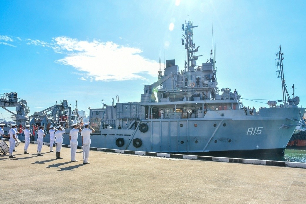 இலங்கை வந்தடைந்தது இந்தியப் போர்க்கப்பல் ‘INS NIREEKSHAK’