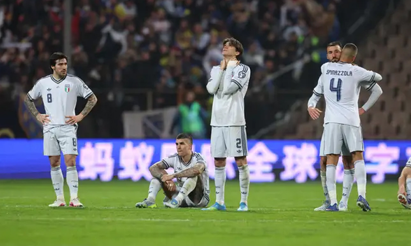 இறுதிப் போட்டியில் தோல்வி – இத்தாலி அணி கால்பந்து உலகக் கிண்ண தொடருக்கு தகுதி பெறத் தவறியது